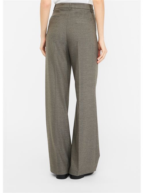 Pantaloni straight con piega LIU JO | CF5372T054A/M9770